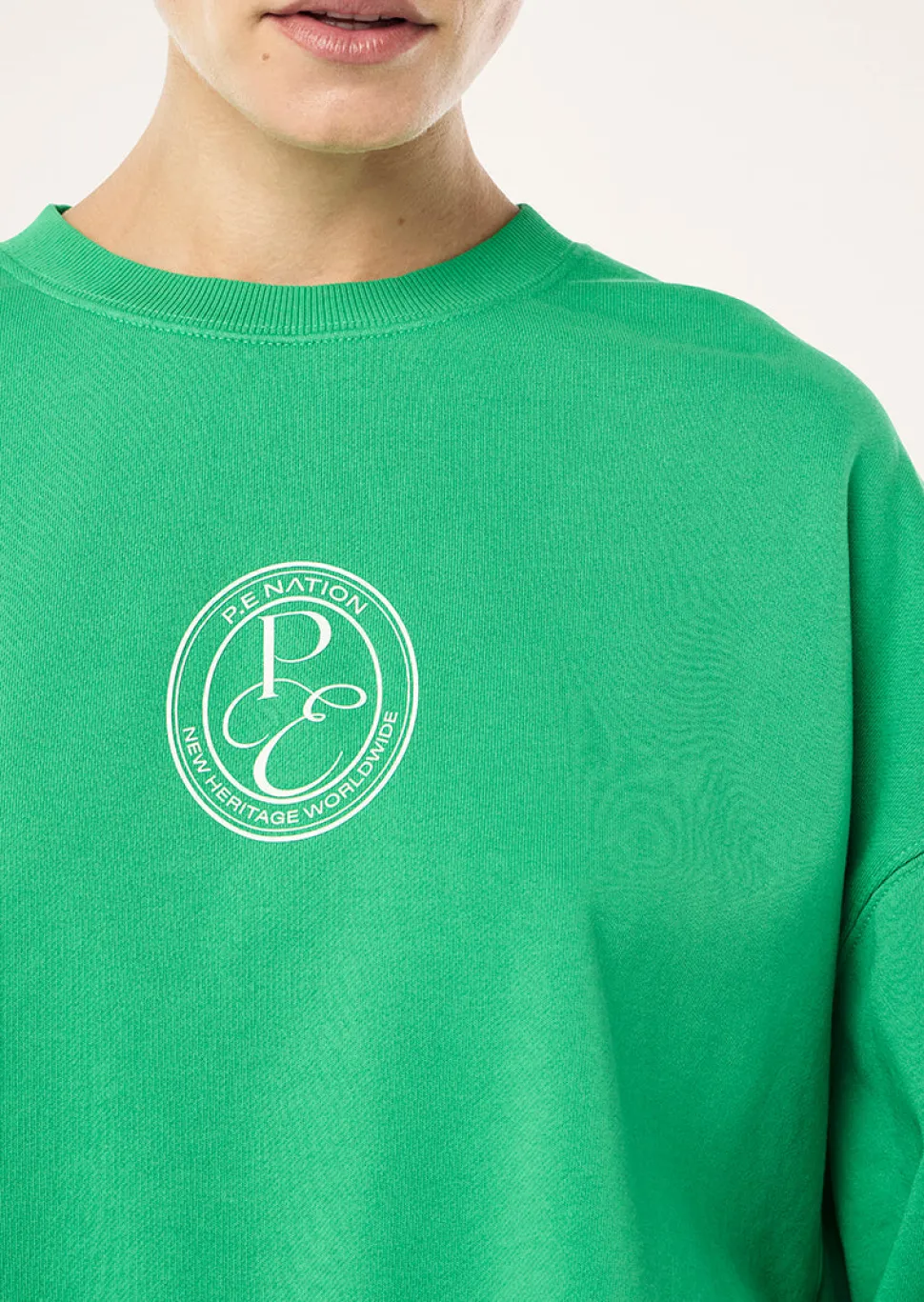 P.E Nation Exposition Sweat - Washed Kelly Green
