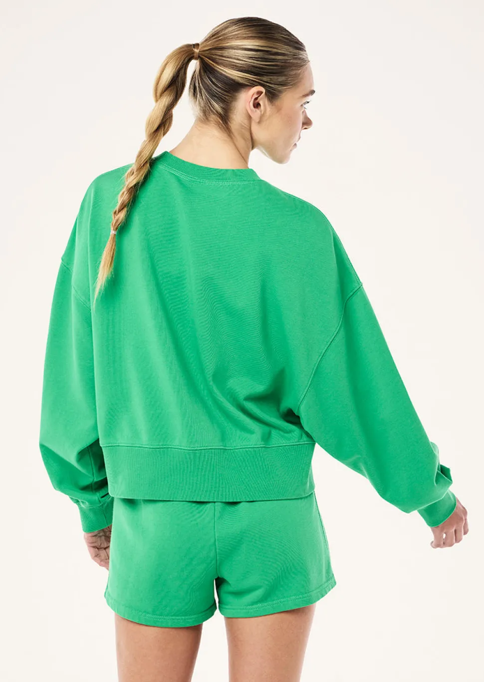 P.E Nation Exposition Sweat - Washed Kelly Green