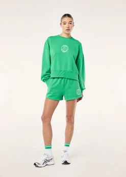 P.E Nation Exposition Sweat - Washed Kelly Green