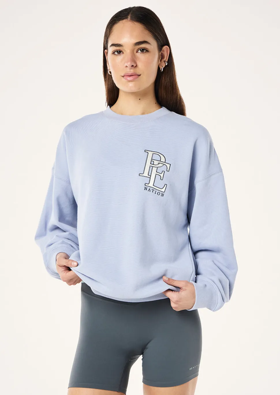 P.E Nation Summit Sweat - Heather Blue
