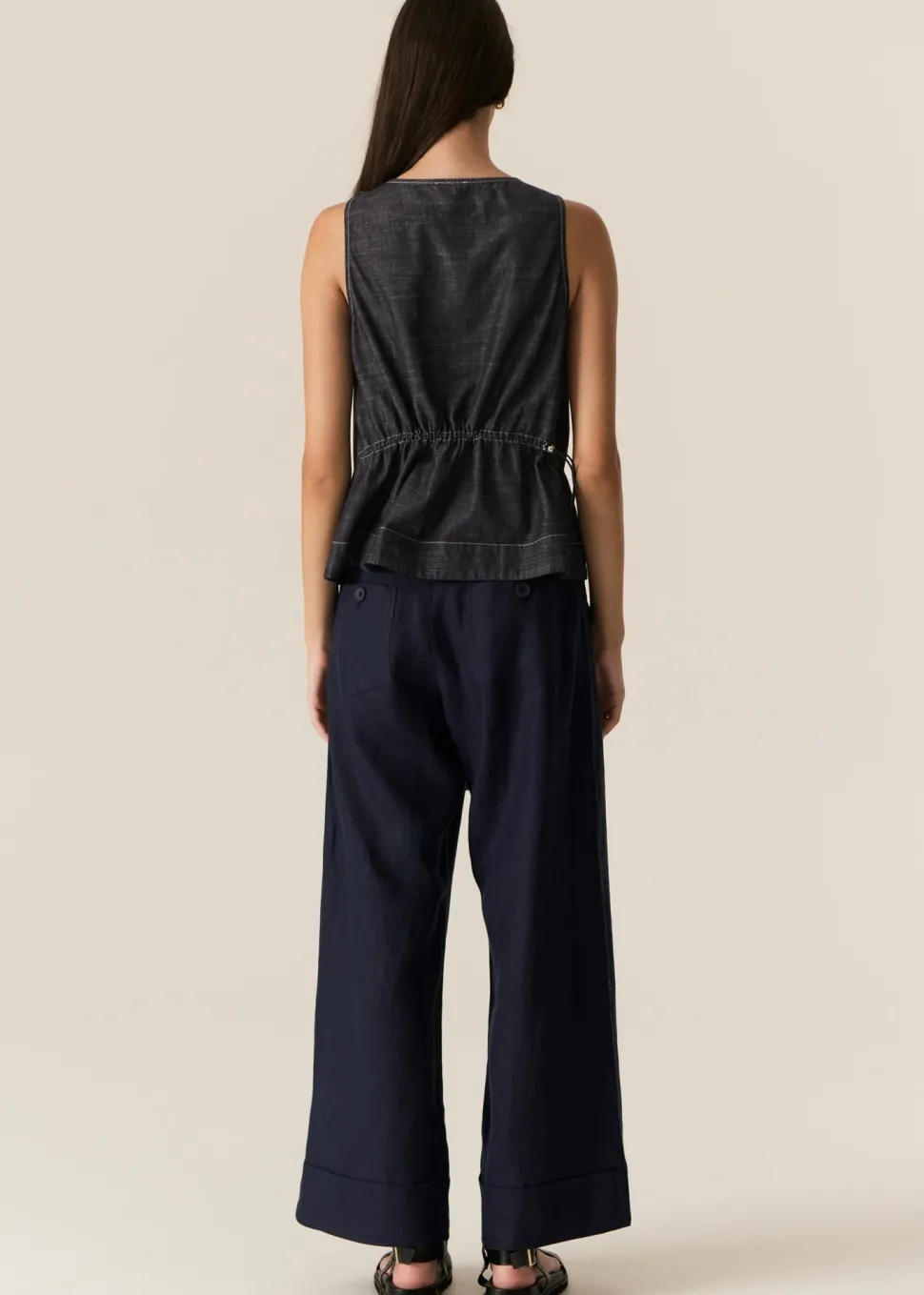 Pol Avrid Tank - Chambray