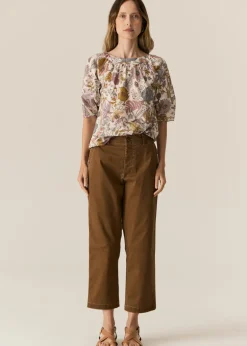 POL Fern Tapered Pant - Espresso