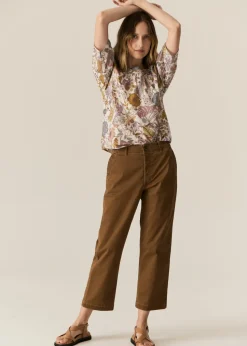 POL Fern Tapered Pant - Espresso
