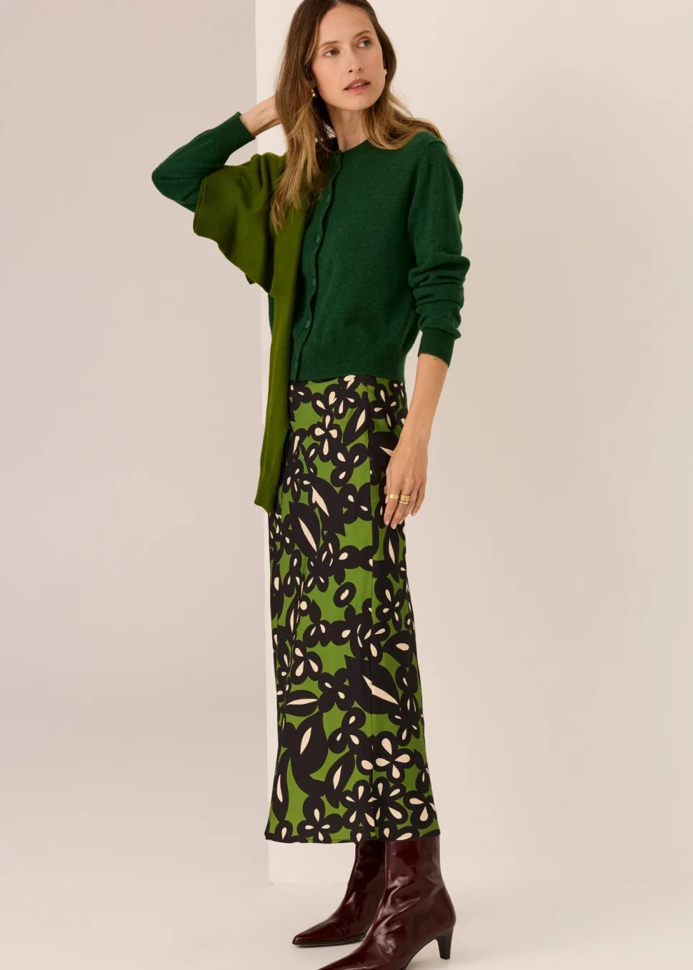 POL Orson Cardigan - Green