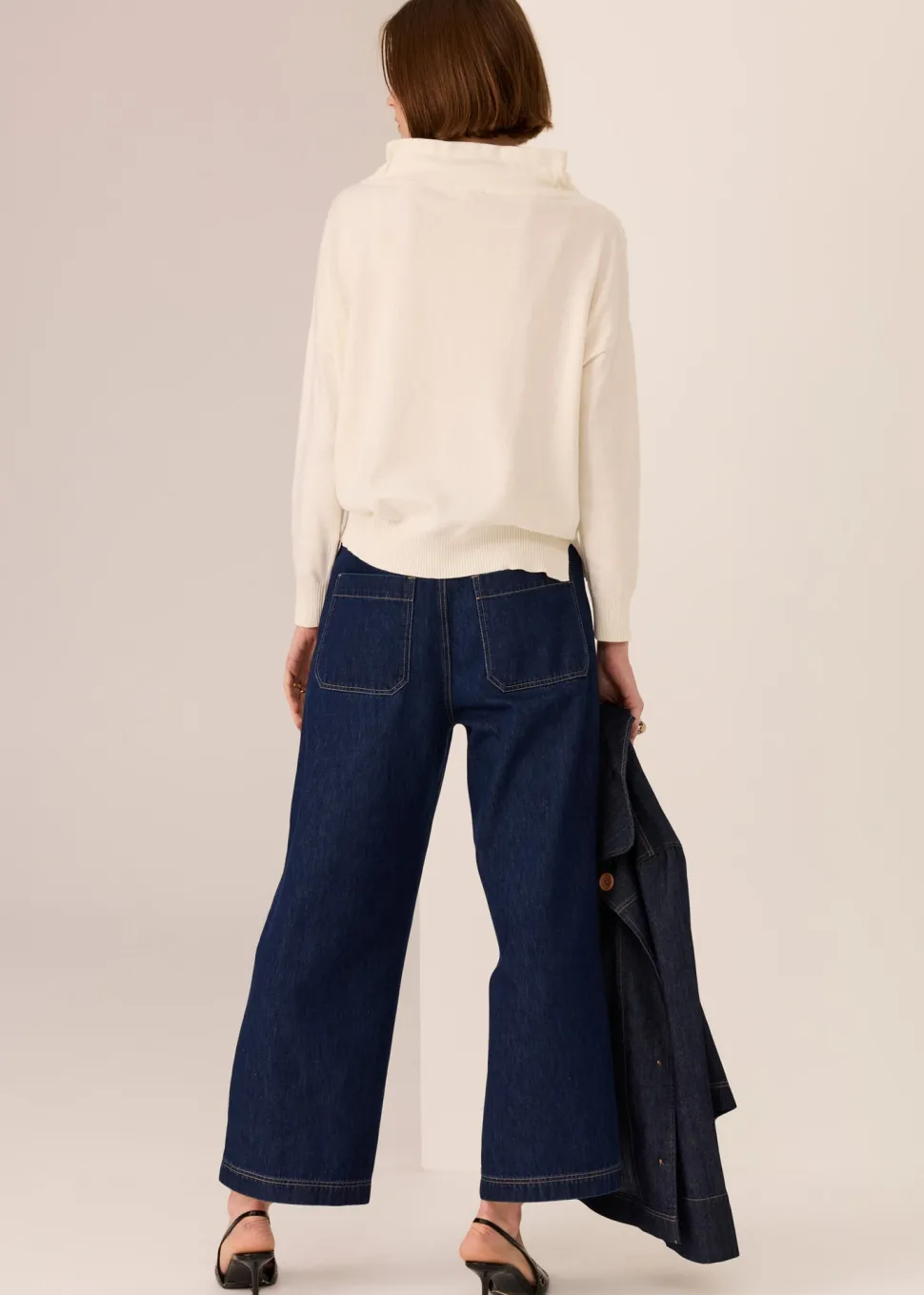 POL Rowan Drawstring Knit - Ivory