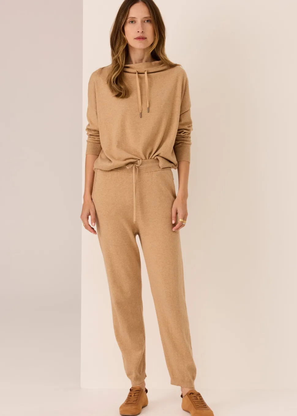 POL Rowan Drawstring Knit - Pebble
