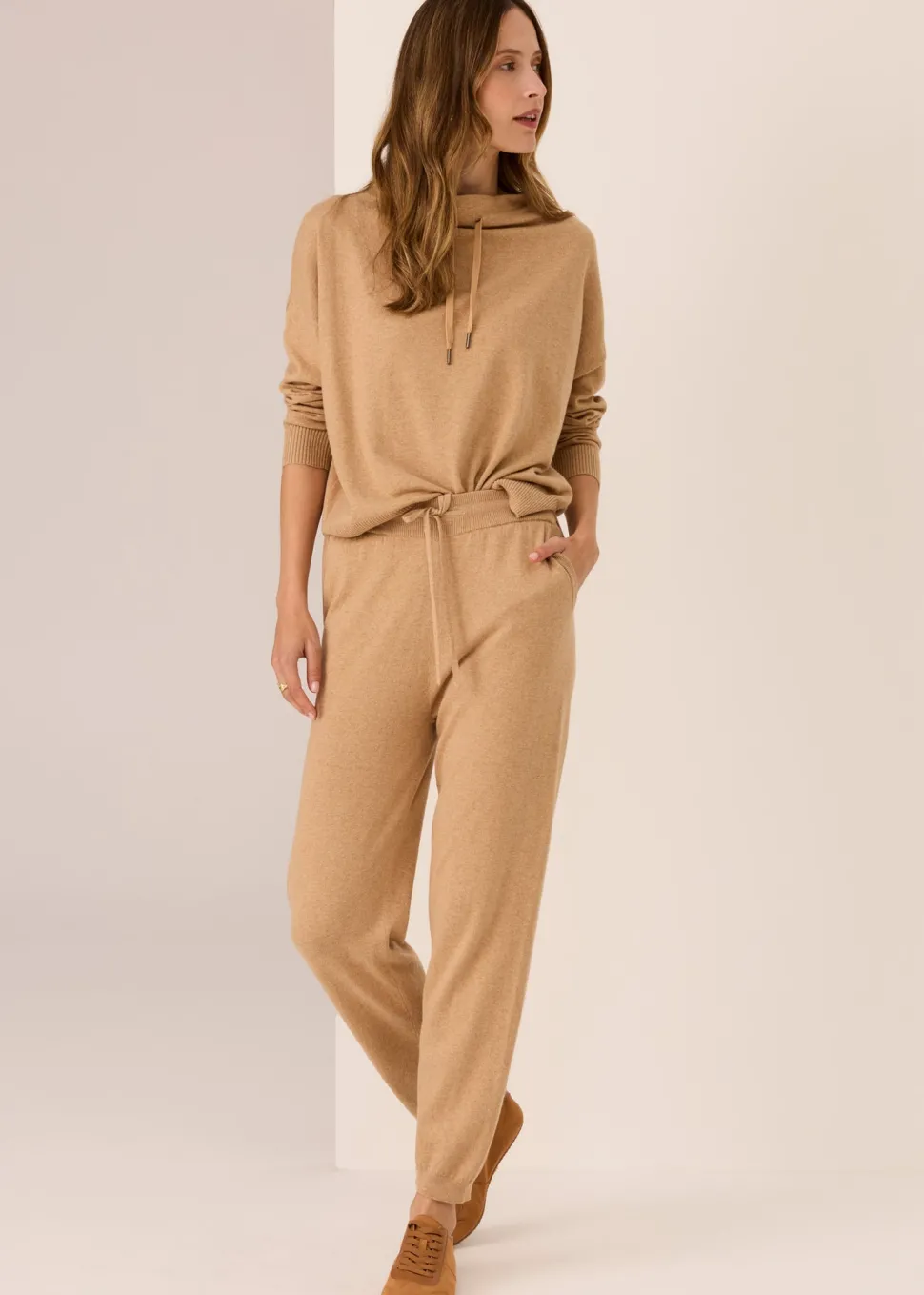POL Rowan Drawstring Knit - Pebble