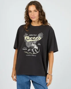 Silent Theory Dystopia Tee - Washed Black