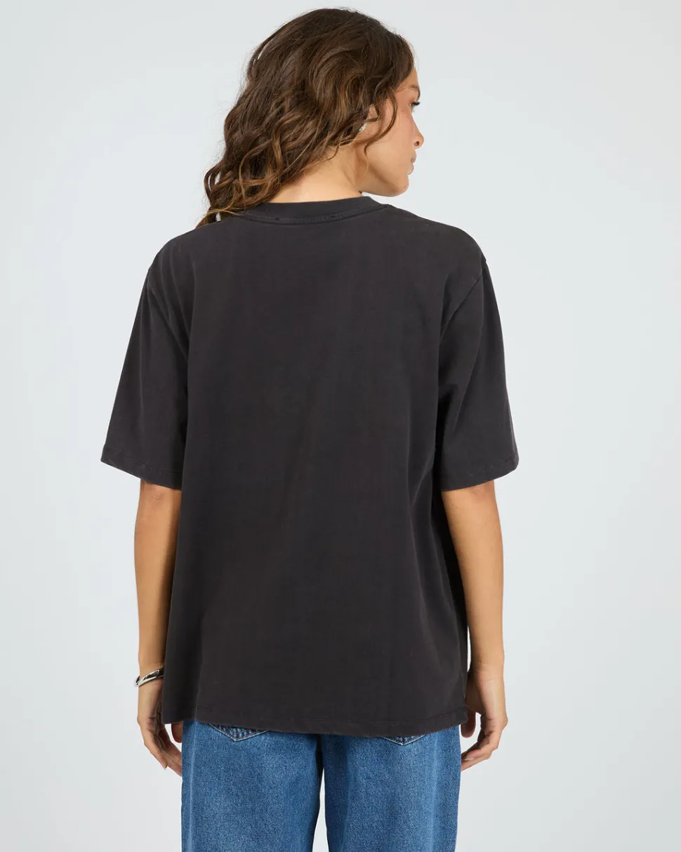 Silent Theory Dystopia Tee - Washed Black