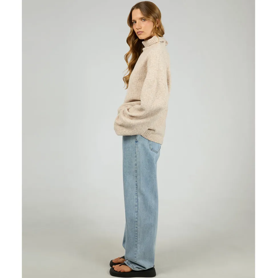 Silent Theory Willow Knit Jumper - Oat