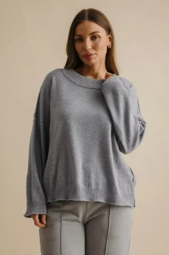 Talamaya Elevate Merino Cashmere Crew Pullover - Ocean