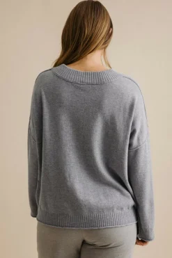 Talamaya Elevate Merino Cashmere Crew Pullover - Ocean