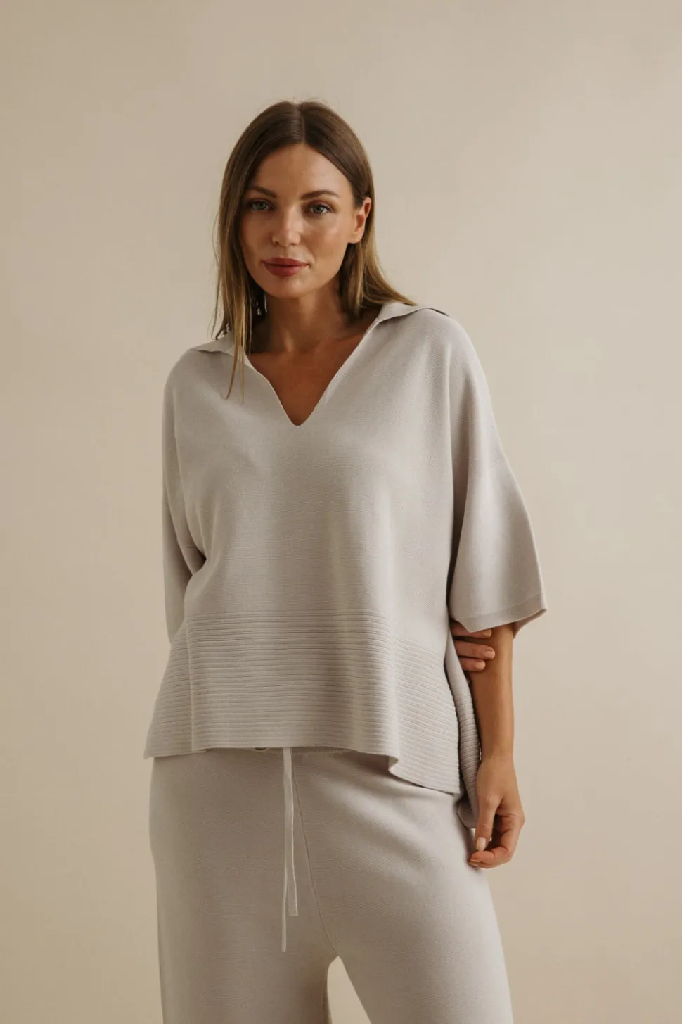 Talamaya Grace Summer Pullover - Silver Haze