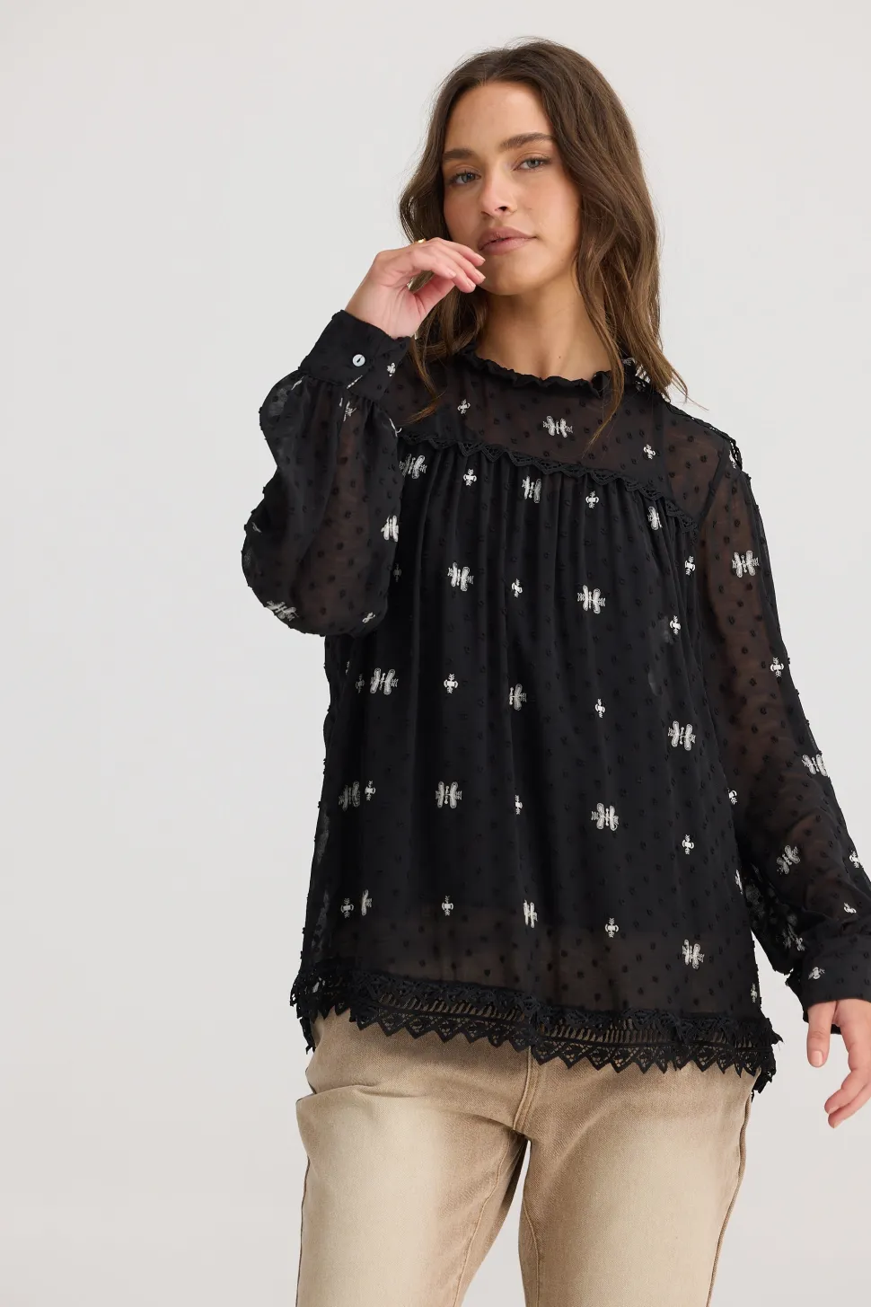 Talisman Ellidy Blouse - Black