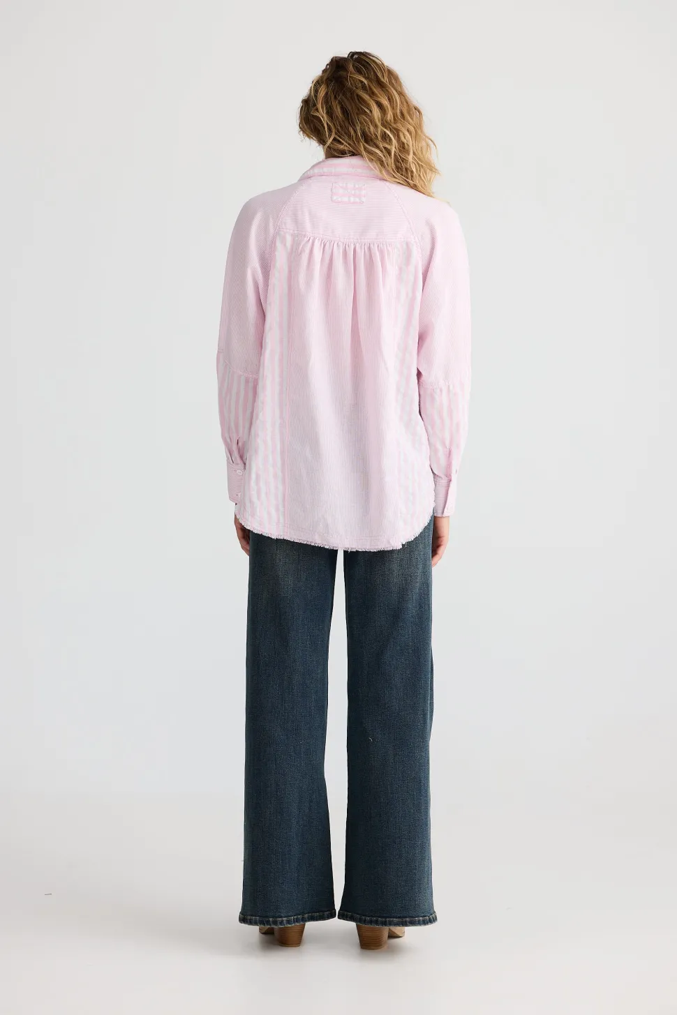 Talisman Yellowstone Shirt - Pink Stripe
