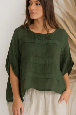 The Italian Cartel Melfi Top - Khaki
