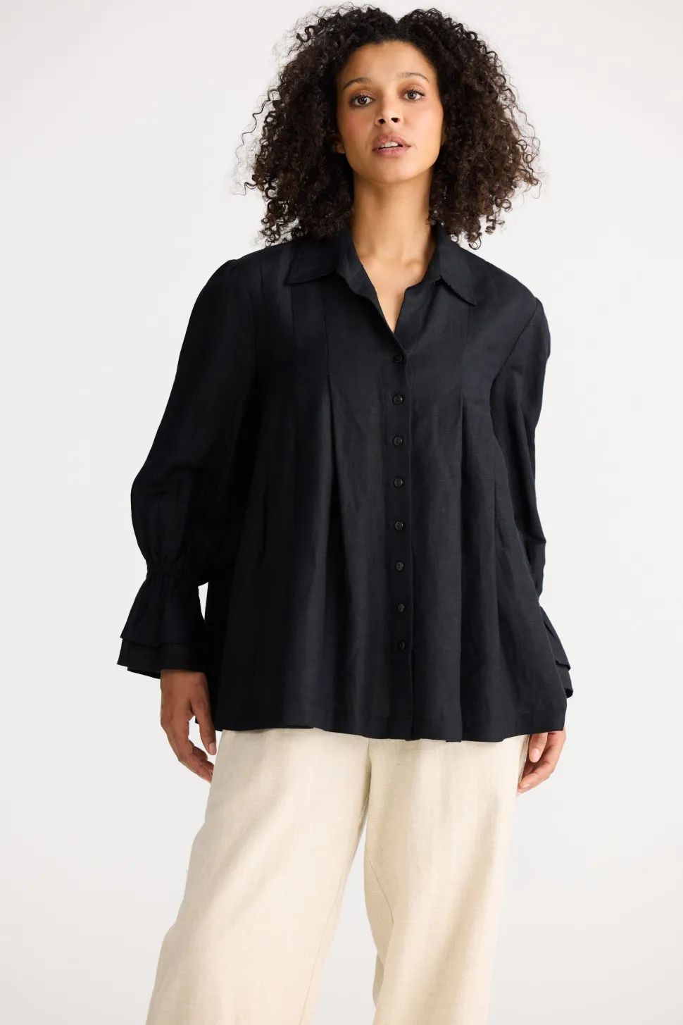 The Shanty Aeris Shirt - Black