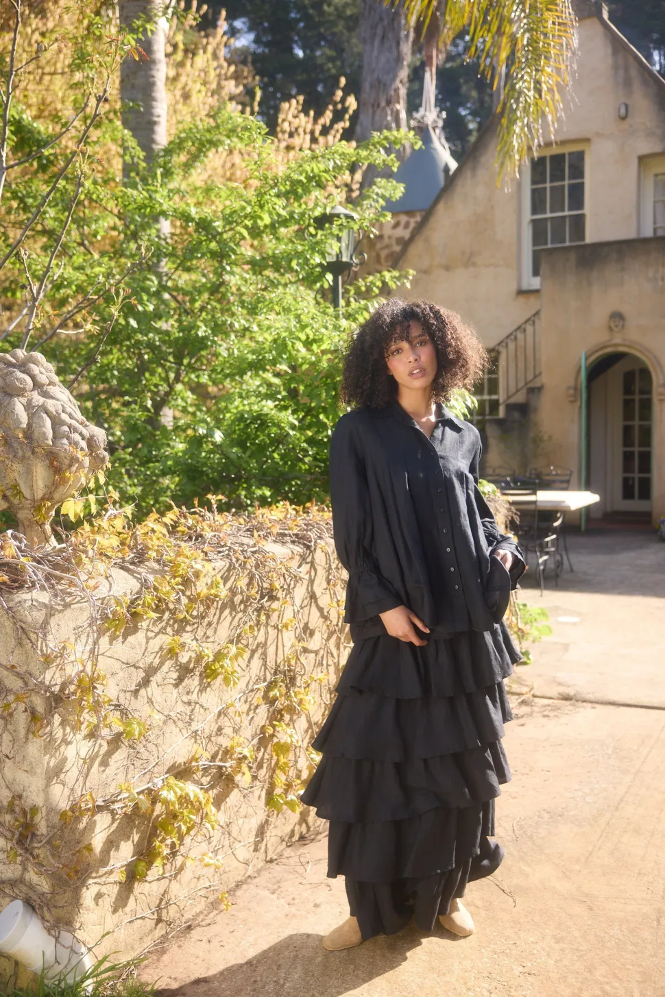 The Shanty Aeris Shirt - Black