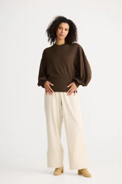 The Shanty Anais Knit - Chocolate