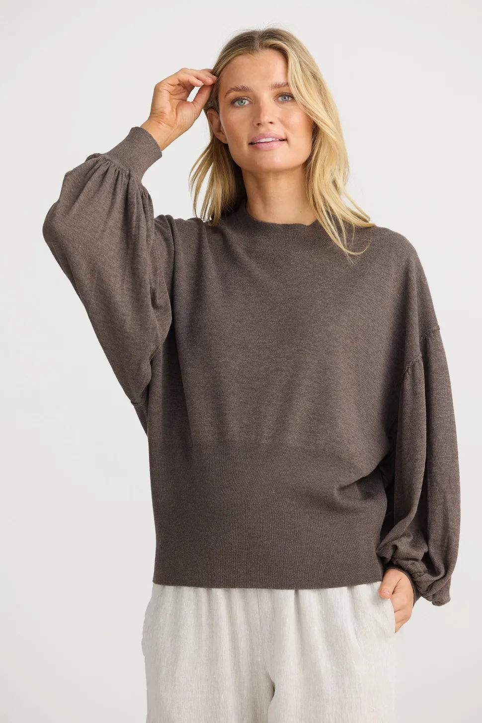 The Shanty Anais Knit - Smoke