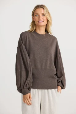 The Shanty Anais Knit - Smoke
