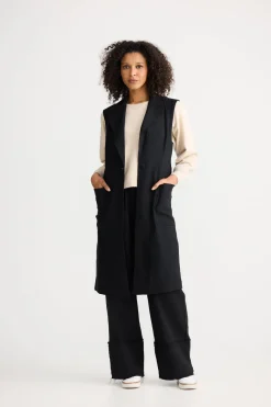 The Shanty Noa Vest - Black