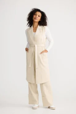 The Shanty Noa Vest - Natural