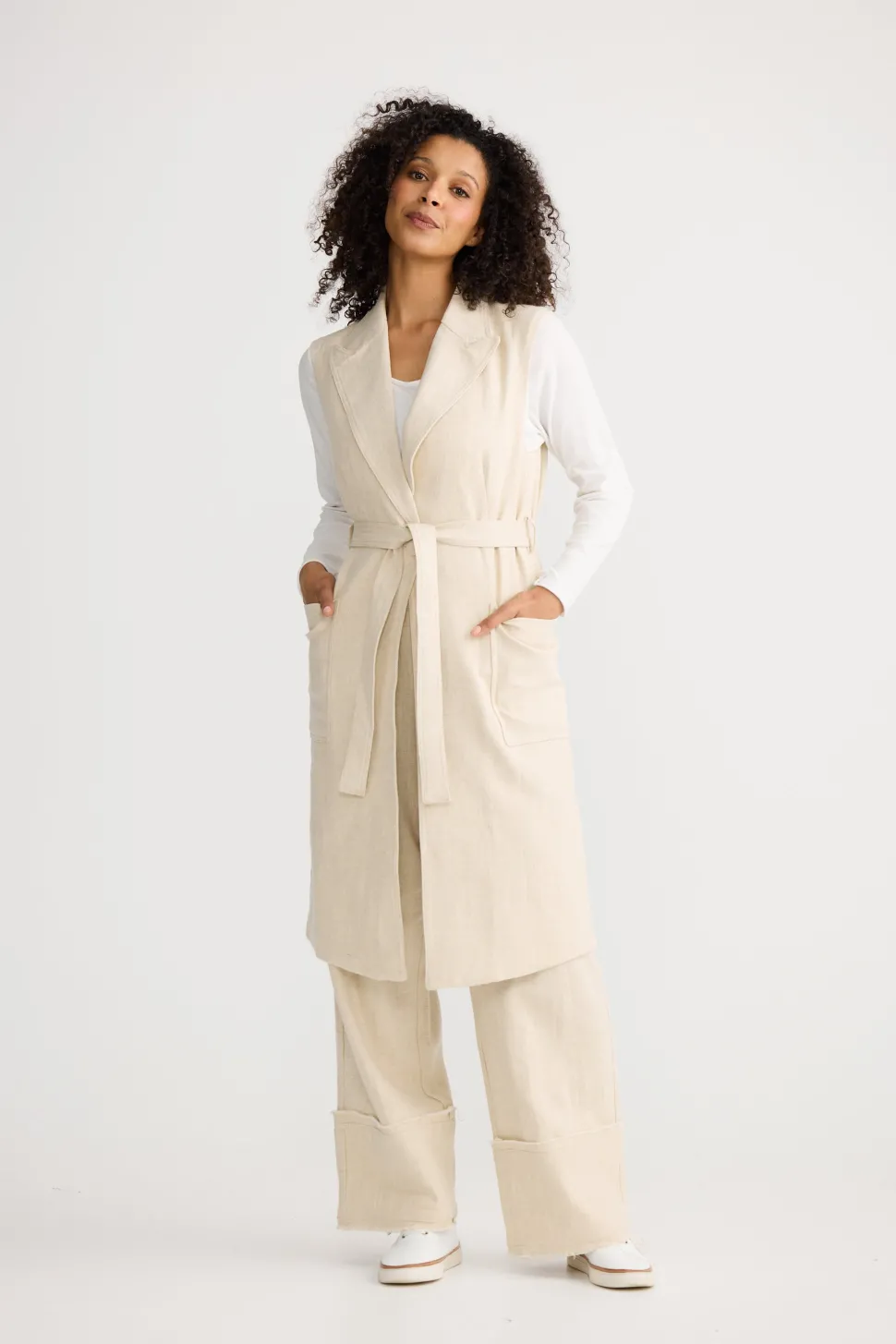 The Shanty Noa Vest - Natural