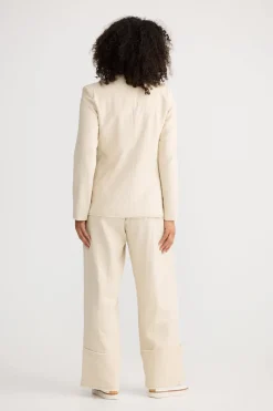 The Shanty Tavira Blazer - Natural