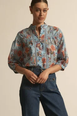 Zoe Kratzmann Daydream Top - Twilight Bloom