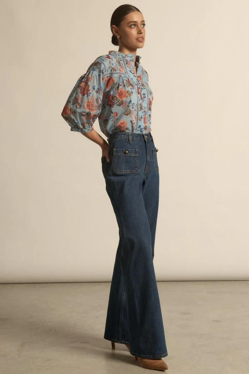 Zoe Kratzmann Daydream Top - Twilight Bloom