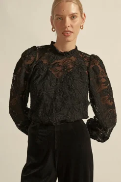 Zoe Kratzmann Glint Top - Black