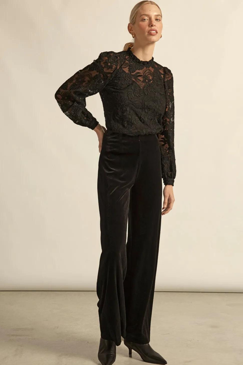 Zoe Kratzmann Glint Top - Black